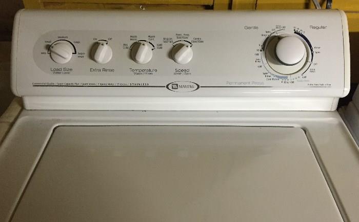Maytag Super Capacity White/Stainless Washer