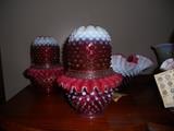 SIGNED FENTON FAIRY LAMPS