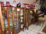 CURIO CABINETS - ANTIQUE
