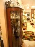 ANTIQUE CURIO CABINET