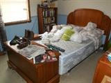 Full Bed, Cedar Chest, Linens