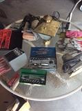 More tool sets, drill bits, gloves and Brown Jordan patio set (table and 4 chairs)