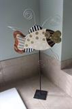 Whimsical fish decor