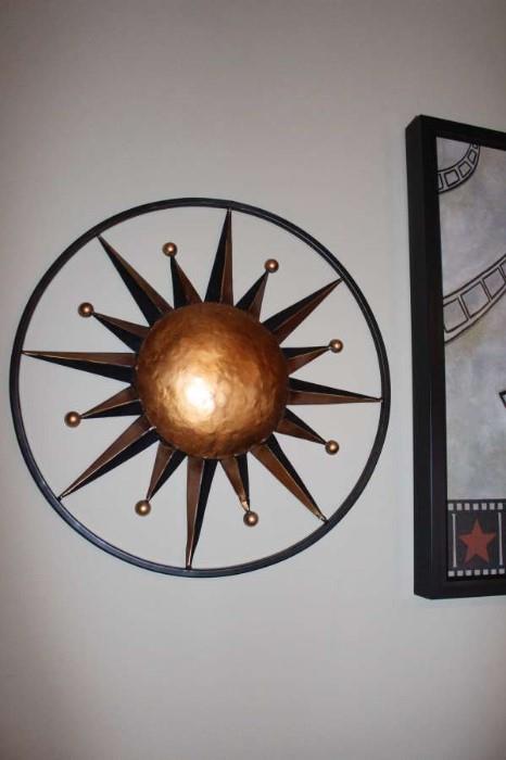 More copper and brass wall art