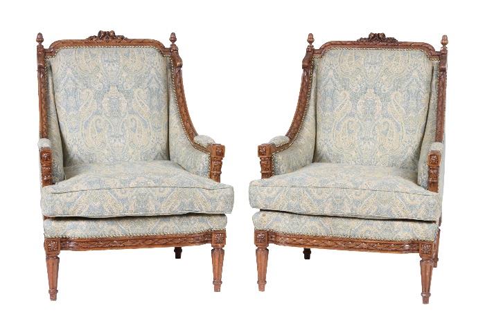 Pair Of French Club Chairs From Nucky's Ritz Carlton Sitting Room