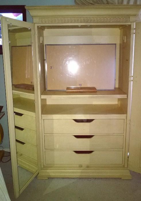 Amoire with matching dresser.  Broyhill - beautiful pieces.