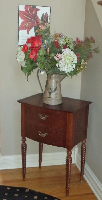 2 Drawer Accent Table, Silks