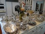 A Few of the Many Pieces of the Silver Plate