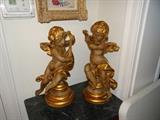 Large Carved Wooden Statues - Great!