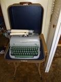 Remington typewriter & stand