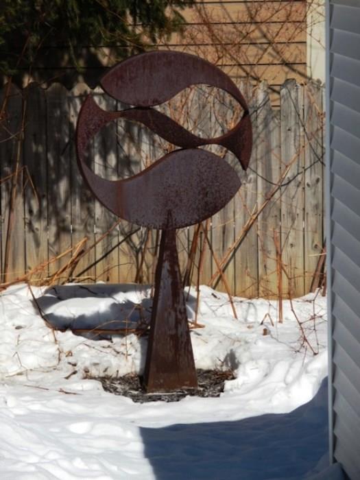 Ed Haugevik Corten Steel Sculpture, "Universe"