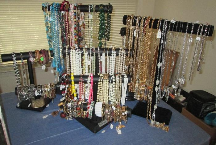 Vintage Costume jewelry necklaces (some signed)