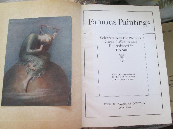 Famous Paintings 2 volumes with different paintings