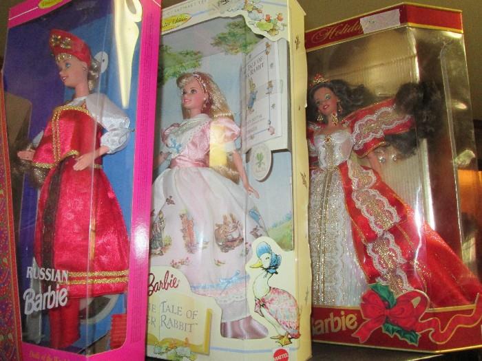 Vintage boxed Barbie dolls