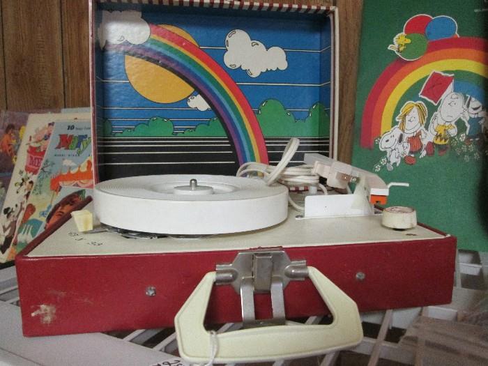 Vintage "Party Time" record player