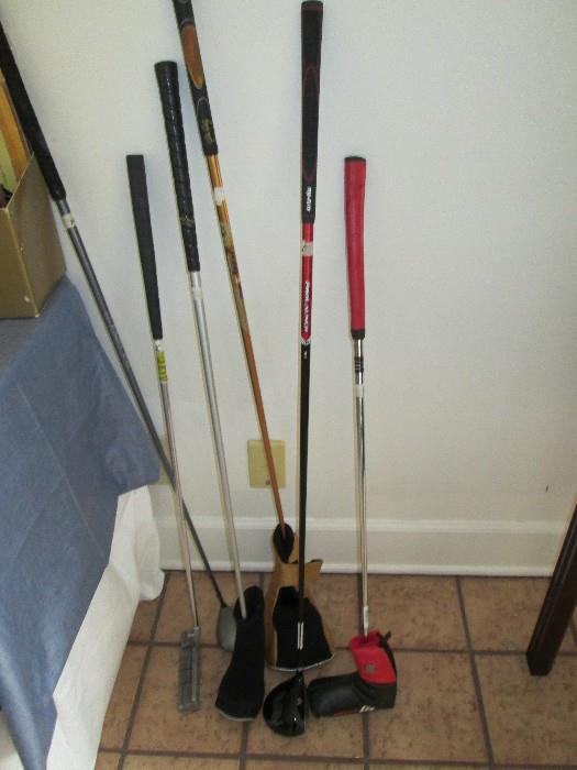 Ping putters and golf clubs