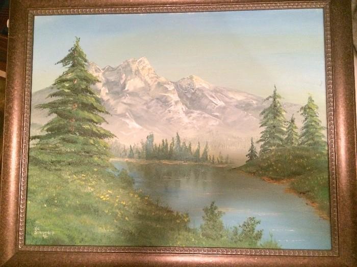Another oil painting for sale in lovely frame