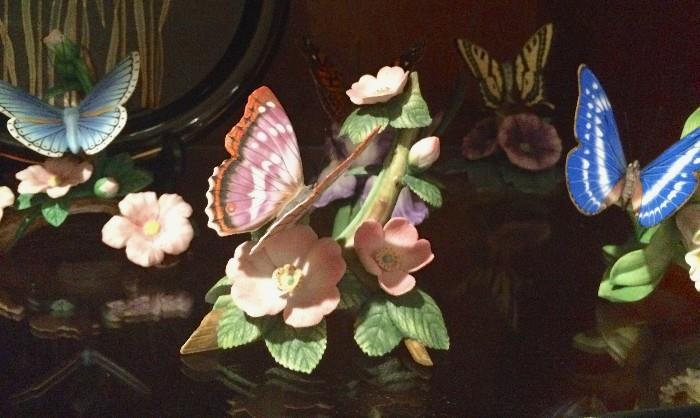 Lenox ceramic butterflies and birds