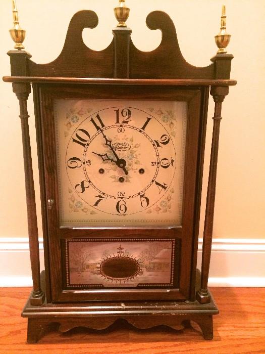 Grandfather mantle clock by New England 