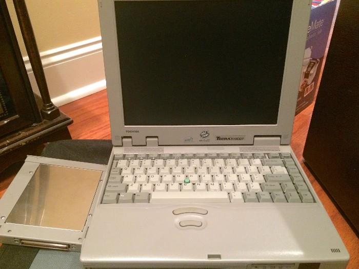 Vintage Toshiba laptop