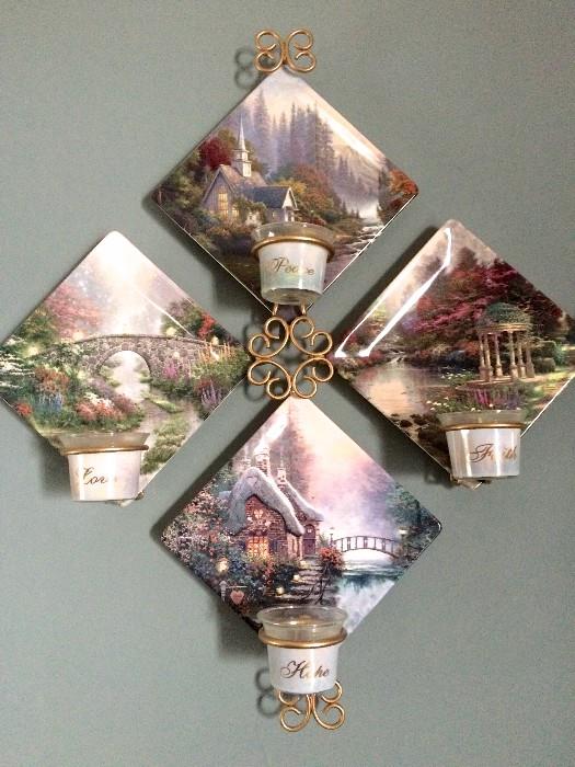 Thomas Kinkade wall sconce