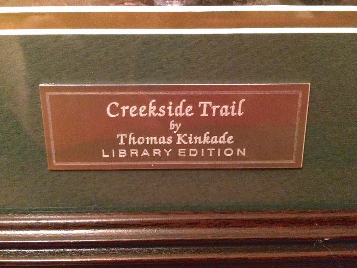 "Creekside Trail" by Thomas Kinkade