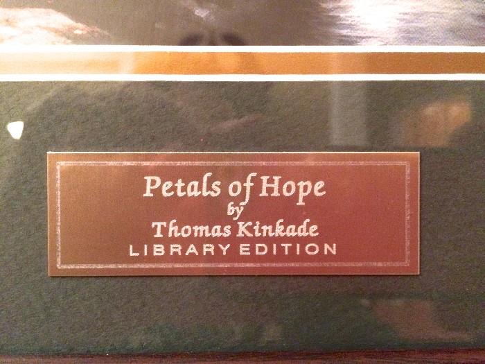 "Petals of Hope" by Thomas Kinkade