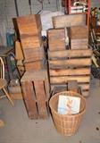 Old Wood Crates