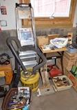 Vintage Shop Vac, Ladder, TOOLS!