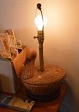 Wicker Table Lamps