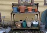 Wood Potting Bench