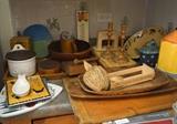 Cutting Boards, Bowls, Woodenware, Etc.