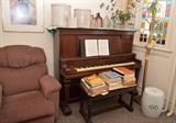 Mason & Hamlin Upright Piano (once belonged to Jazz musician Tut Soper)