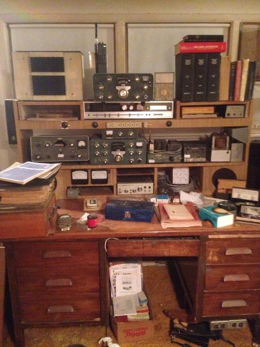 Vintage HAM radio equip