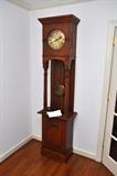 Austrian open well Grandfather clock, circa 1880 - 1885, works 