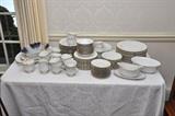 Sango Savoy china - service for 10 with extra pieces 