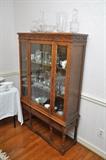 Oak china cabinet