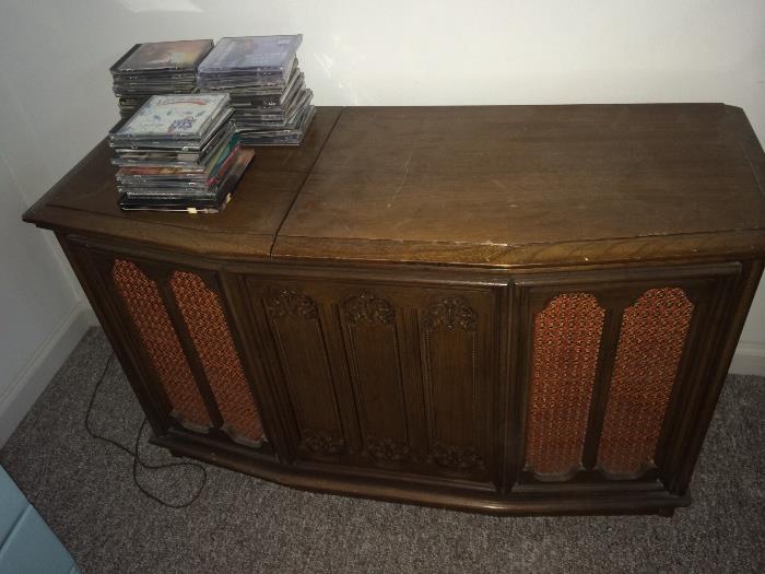 Gutted stereo console