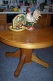 Antique Oak Pedestal Table