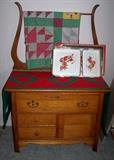 Antique Oak Washstand