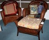 Pottery Barn Chairs & Ottoman