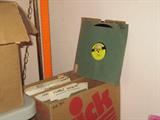 old 78 records 2 boxes  full