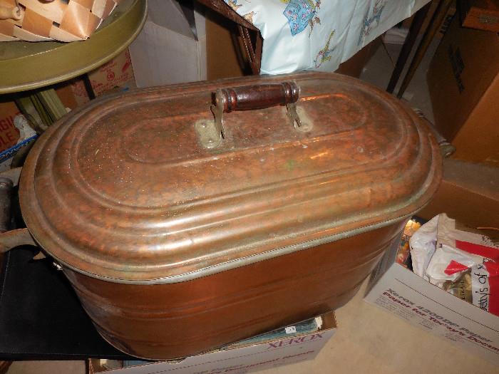Vintage Copper Pot/Lid