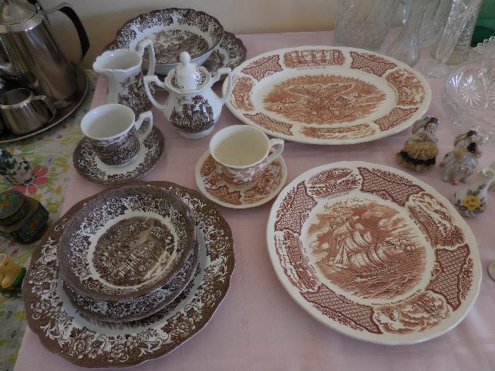 Royal Staffordshire Dinnerware (incomplete),Fair Winds of Salem, England. Incomplete