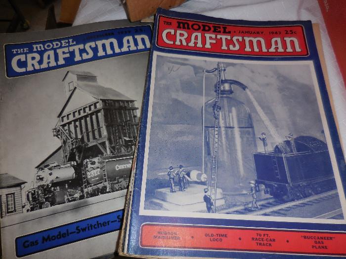 Vintage Craftsman Model Magazines