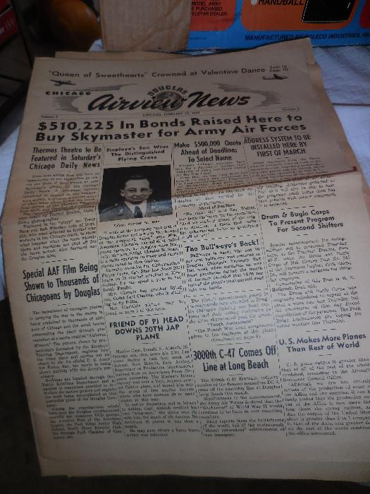 Vintage WW Newspapers