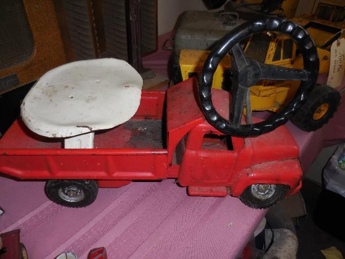 Hard to Find. Buddy L Sit N Ride.WITH original HTF SEAT..and Steering Wheel.