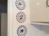 Blue & White Collector Plates Berries