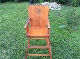 Vintage Wooden High Chair