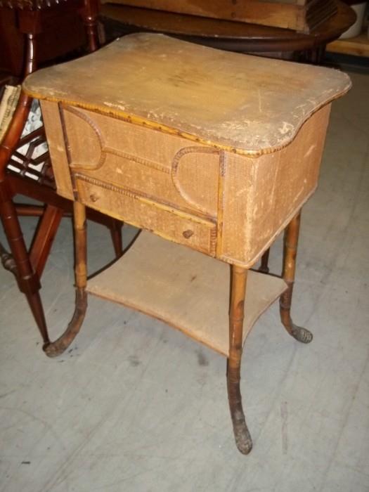 old sewing table